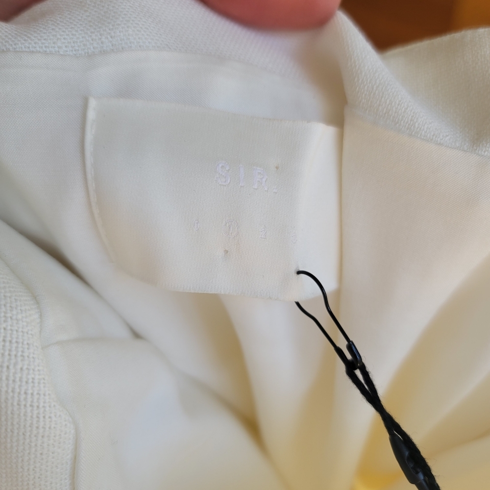 SIR Cael Linen Gathered Midi Dress - Picture 4 of 11